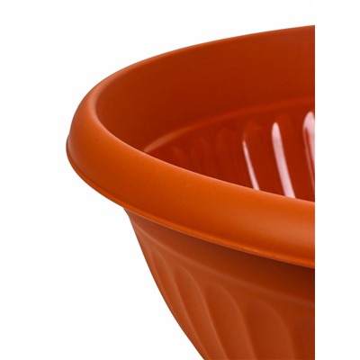 Кашпо-миска для цветов IDEA «Ливия», 21.7 л, d=49 см, h=22 см, терракот