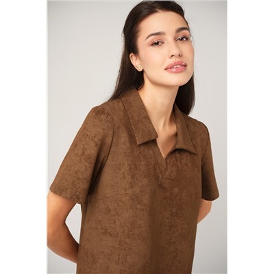 Женское базовое платье - поло Happyfox