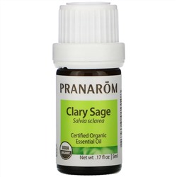 Pranarom, Essential Oil, Clary Sage,  .17 fl oz (5 ml)