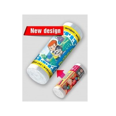 Пакеты фасовочные для продуктов 24*37см,6мкм,ПНД,50шт,рулон,СТАНДАРТ,3442/ AVIKOMP