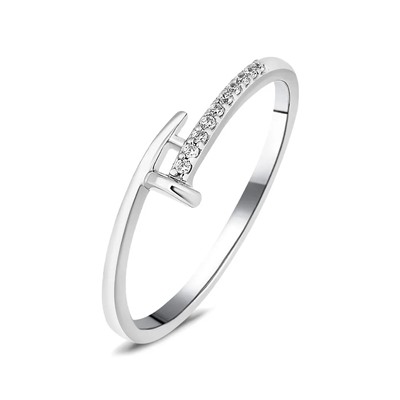 Кольцо, куб.циркон., Гвоздь4