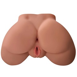 Кофейный мастурбатор-полуторс Perfect Ass Masturbator