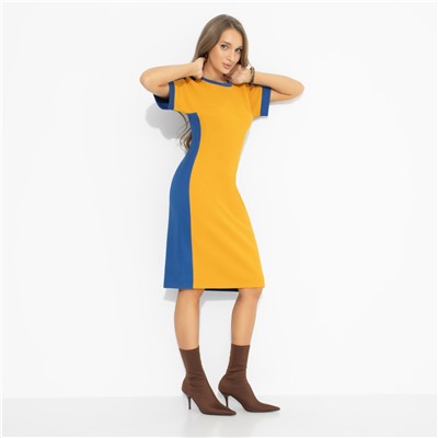 Платье в стиле сolor block, Сияй ярче