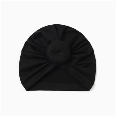 Шапка детская «Крошка Я. Восток», размер 48, чёрная