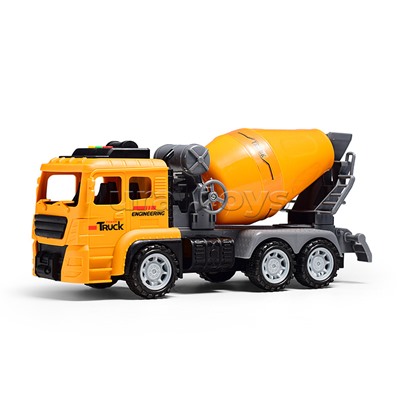 Машина "Бетономешалка" (свет, звук) в коробке