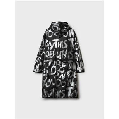 Плащ из полимерного материала для женщин (дождевик)