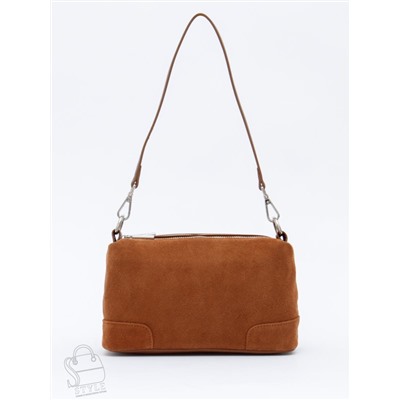 Сумка женская кожаная 5555PEF brown Polina&Eiterou  в Новосибирске