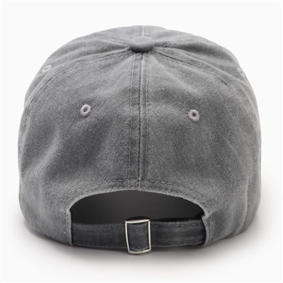 Кепка женская "Сердце" MINAKU, цв. серый, р-р 58