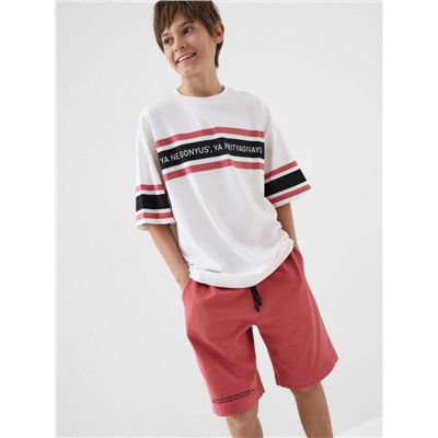 Комплект трикотажный для мальчиков: фуфайка (футболка), шорты