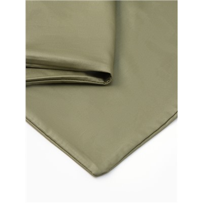 Пододеяльник 2-спальный «Этель», 175×220 см, оливковый, сатин