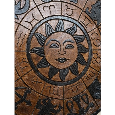 Панно резное «Гороскоп», 40×40×0.6 см