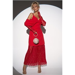 Кружевная юбка Пэрис (красный)