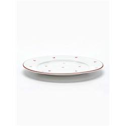 Тарелка плоская керамическая «Любовь в деталях», d=20 см, ручная работа