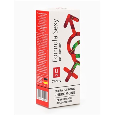 Парфюмерное масло женское с феромонами Formula Sexy Collection Cherry U104, 8 мл (по мотивам Lost Cherry (Tom Ford)