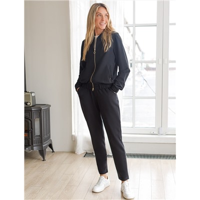 Брюки из премиального хлопка с эластаном