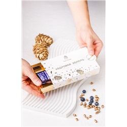 Кедровое золото с Черникой / 85 г / 100% кедровый орех / ТМ Сибирский кедр