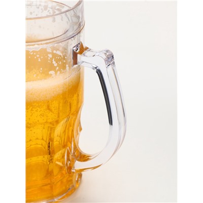 Пивная кружка охлаждающая «Хозяин бани», 420 мл, двойные стенки