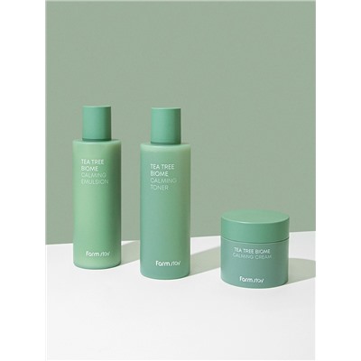 FARMSTAY - КРЕМ ДЛЯ ЛИЦА УСПОКАИВАЮЩИЙ С ЭКСТРАКТОМ ЗЕЛЕНОГО ЧАЯ TEA TREE BIOME CALMING CREAM, 80 ML