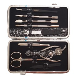 Zinger Маникюрный набор + подарок / MSFE-101-1 S, 9 предметов, в ассортименте 2743