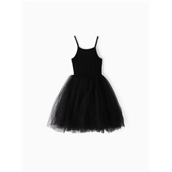 Платье для девочки MINAKU: PartyDress, с пышной юбкой, рост 98-104 см, чёрное