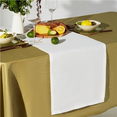 Дорожка SL HOME Facile, 40×142±3 см, лён 100%, 210 г/м²