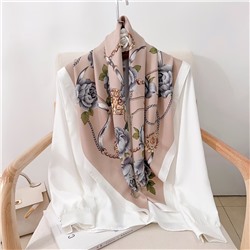 Платок  на голову и шею весенний, мультицвет