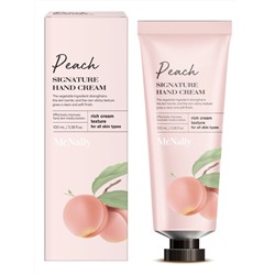 MCNALLY - КРЕМ ДЛЯ РУК С ЭКСТРАКТОМ ПЕРСИКА PEACH SIGNATURE HAND CREAM, 100 МЛ