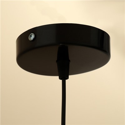 Светильник потолочный из ротанга «Агус», 1×120 Вт, Е27, 23×23×30 см