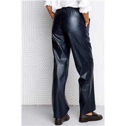Брюки из экокожи на резинке 422