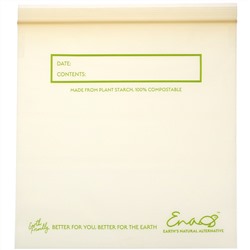 Earth's Natural Alternative, Compostable Resealable Bags, Quart Bag, 40 Count