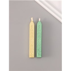 Подарочный набор для сургучной печати «Растительный венок», печать, ручка, сургуч, 12.5×10×3.6 см