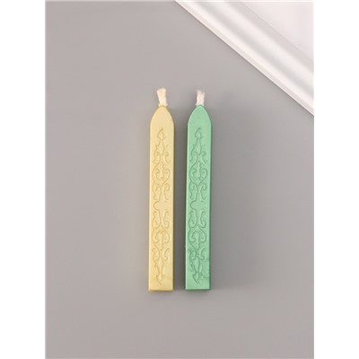 Подарочный набор для сургучной печати «Растительный венок», печать, ручка, сургуч, 12.5×10×3.6 см