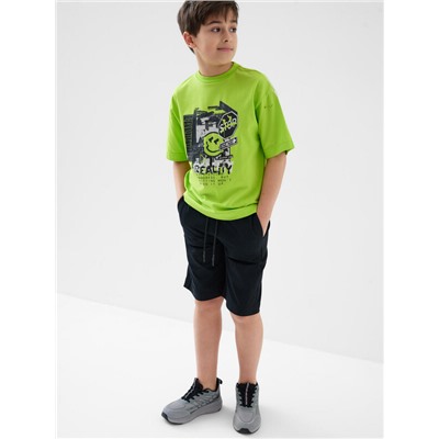 Комплект трикотажный для мальчиков: фуфайка (футболка), шорты