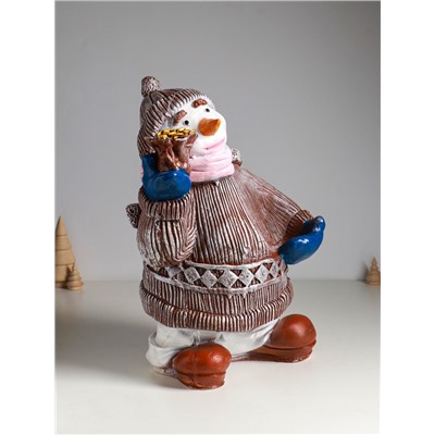 Подставка для бутылки «Снеговик», 40×28×19 см