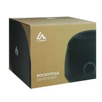 Воскоплав Luazon LVPL-07, баночный, 100 Вт, 400 г, регулировка температуры, 220 В, черный