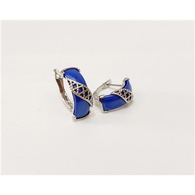 Комплект из керамики и стали Кольцо и Серьги