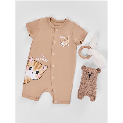 ПОЛУКОМБИНЕЗОН НАТЕЛЬНЫЙ ДЕТСКИЙ 13021