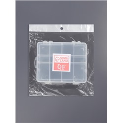 Органайзер для хранения мелочей, с подвесом, 12 ячеек, 14×12×3.3 см, прозрачный