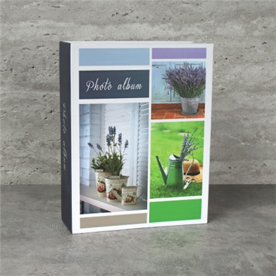 Фотоальбом 200 фото 10х15 Цветы / 8211 /уп 48/