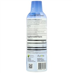 Aurora Nutrascience, Mega-Liposomal CoQ10, органический фруктовый вкус, 300 мг, 480 мл (16 жидк. унций)