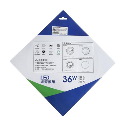 Модуль светодиодный с драйвером, 230 мм, 36 Вт, 2880 Лм, 6500К, БЕЛЫЙ, 220 В