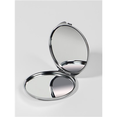 Зеркало складное, d=6 см, серебристое МИКС