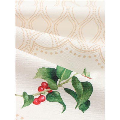 Дорожка «Этель» Christmas wreath, размер 40×149 см, 100% хлопок, саржа 190 г/м²