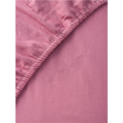 Простыня на резинке 1.5-спальная «Атра. Клюква в сахаре», 140×200+20, бязь