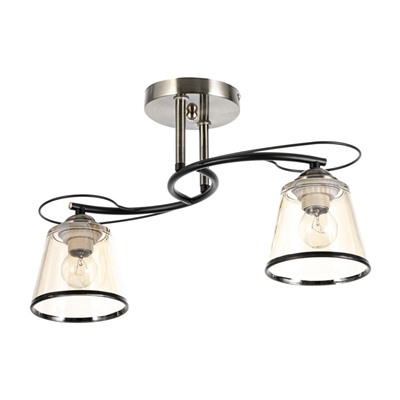 Люстра «Каэль» 2хЕ27 40 Вт черно-бронзовый 40×28 см