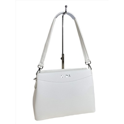 Женская сумка из искусственной кожи, цвет белый