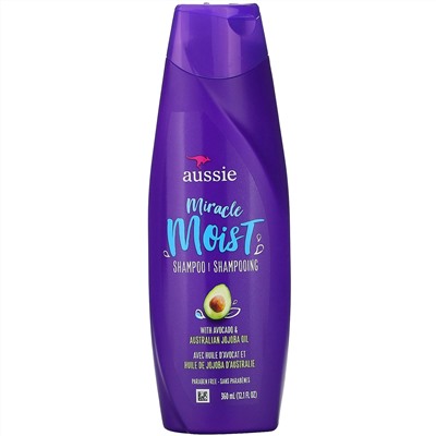 Aussie, Miracle Moist, шампунь для сухих волос с авокадо и австралийским маслом жожоба, 360 мл (12,1 жид. унции)