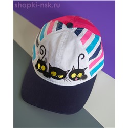 BK 100227 Б Бейсболка для девочки (50-52)