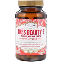 ReserveAge Nutrition, Tres Beauty 3, 90 капсул