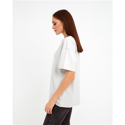 Футболка женская MIST basic, размер 48-50, светло-серая